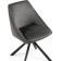 Stol on a metal frame spinning, metal/velor, black/gray 51x55x83 cm