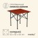 Tourist table Maclay, 52x52x50 cm, color wood
