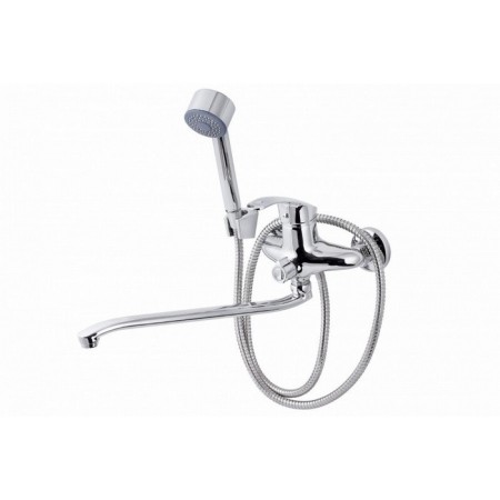 FAUZT FZS-888-133 bathtub mixer, single-leaf, pour 340 mm, watering can, chrome