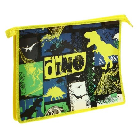 A4, 325 x 230 x 55 mm, zipper on the top, plastic, PM-A4-29 calligrata "Dino"-1