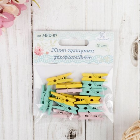 Set of decorative mini-trumpers "needlework" 18 pcs, mix-2