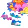 Figure puzzles 4 in 1 "world of dinosaurs", 9,12,15.20 elements