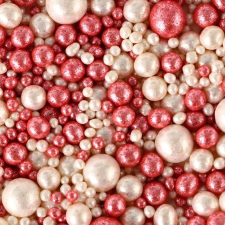 Confectionery Sprinking "Shine": Snow White, Pink, 50 g-2