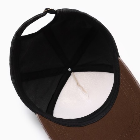 Male cap minaku, black color, size 56-58-3