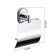 ACCOONA A11005 lid holder for toilet paper, chrome color