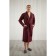 Male dressing gown, Schalka+Kant, size 52, brick color, waffle