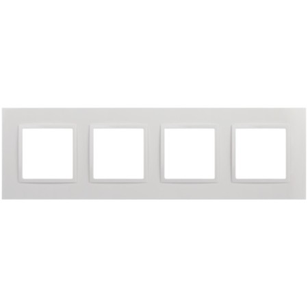 Frame for sockets and switches Era Elegance 14-5014-01 Classic, 4 posts, white