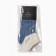 Children's socks "bow" Minaku, central blue (8-12 years old)