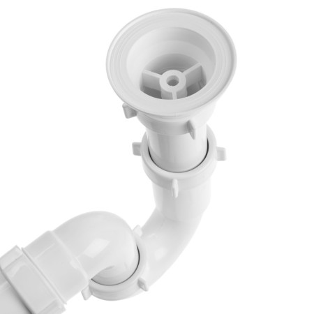 Siphon for washing Orio RS-4108, 1 1/2 "x40 mm, round funnel d = 70 mm, with a pipe 40x40/50 mm-3