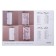 Hilton left corner cabinet, snow-white color