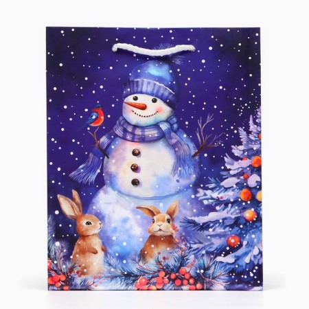 Gift Package "Big Snowman", 18 x 22.3 x 10 cm-1
