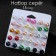 Pusets 15 pairs "Rachel" bead d = 10 mm, color mix