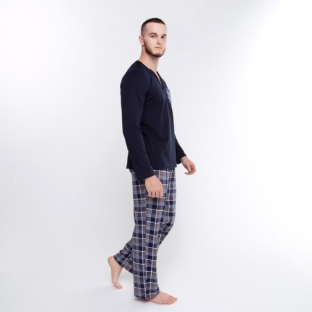 Homemade male set (jumper/pants), ink color, size 54-5