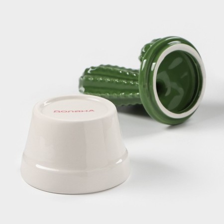 Ceramic Bank for spices "Cactus", 170 ml, 8 × 8 × 15 cm-2