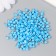 Cube glass 4x4 mm "brightness. Azure" set 20 grams