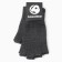 Gloves (mittens) female, gray color, 18