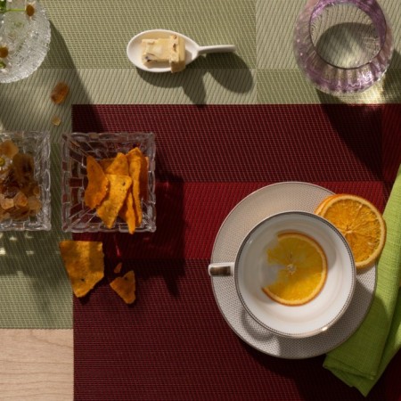 Serving napkin Zapel asymmetry, red color-5