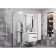 Aquaton mirror "Rene 60", 600x850 mm, LED lamp, shelf