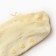 Women's socks shortened non-slip, yellow color, size 36-39