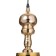 Lamp Bayerlux "Jarine" E27 gold 15x15x47-147 cm
