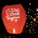 The flashlight of desires "Happy Birthday" Dome, Red