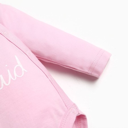 Боди для девочки, цвет розовый, рост 80 см-2