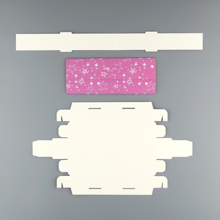Box for sweets, confectionery packaging, 5 cells, "Present", 5 x 21 x 3.3 cm-7