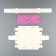 Box for sweets, confectionery packaging, 5 cells, "Present", 5 x 21 x 3.3 cm