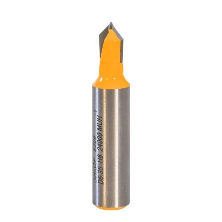 Killing groove Encor 9306, dumbbell, on wood, V-rob, d = 8 mm, 90 °, 6.3 x 8 mm 8 mm