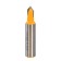 Killing groove Encor 9306, dumbbell, on wood, V-rob, d = 8 mm, 90 °, 6.3 x 8 mm 8 mm