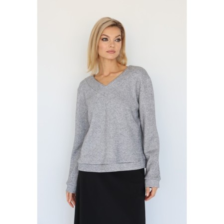 Pulover female, size 52, metallic color-1