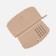 Women's wallet with lightning, beige color