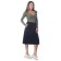 Female skirt, size 54, black color