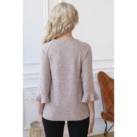 Female jumper, size 48, pink color-4