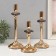 Castle Cassia "Cassia" set 3 pcs gold d = 2cm height 28.5; 23; 18.5 cm 10x10x28.5 cm