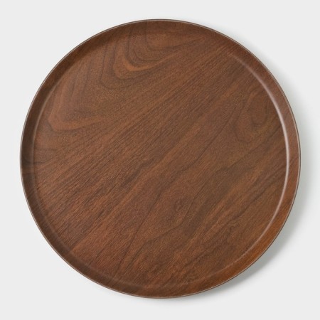 The dish "natural", d = 28 cm, brown color