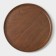 The dish "natural", d = 28 cm, brown color
