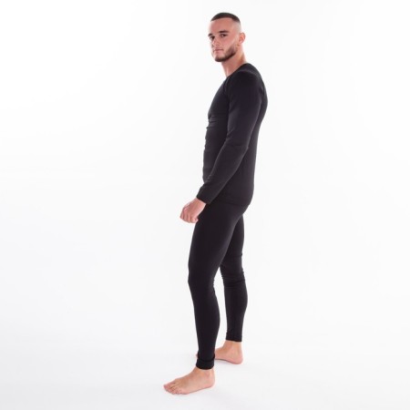 Male thermal underwear (longshit, pants), black color, size 54-56-4
