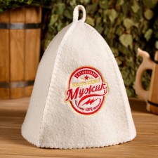 Bath cap with embroidery 