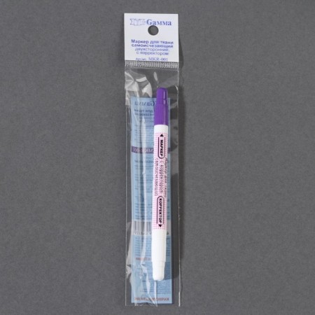 Fabric marker, self -perishable, with a corrector, purple color-4