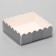 Box for cookies, silver, 9 x 9 x 3 cm