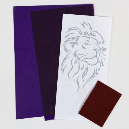Burning, stand for the phone "Brave lion"-2
