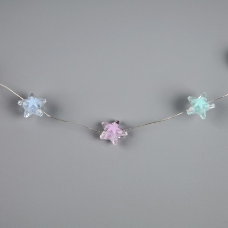 LED beads "Stars", 80 cm, LED (1608) -16-4.6V, AG13X3 (in the set), 3 dir, glow warm white-3