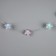 LED beads "Stars", 80 cm, LED (1608) -16-4.6V, AG13X3 (in the set), 3 dir, glow warm white