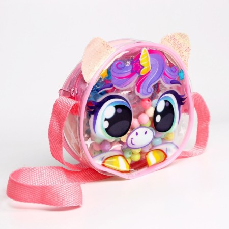 Set with strands, tattoos, rhinestones, purse-4