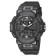 The watch is electronic, with an alarm clock, D-5.3 cm, strap L-27 cm, 5 atm, black