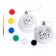 New Year's set for creativity. Christmas balls for coloring "New Year! Magic near ", 2 pcs, paints