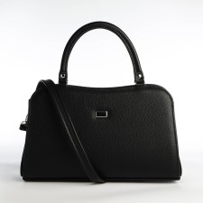 Female bag Textura, tout, average size, black color