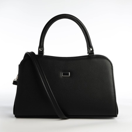 Female bag Textura, tout, average size, black color