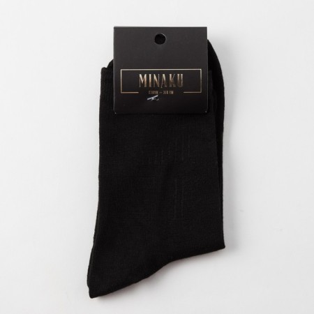 Men's socks minku "bamboo", black color, size 42-43 (29 cm)-2